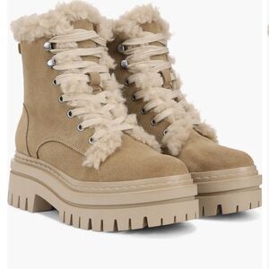 NWB Sam Edelman Kyler 2 Faux Shearling Platform Bootie